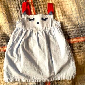 Cute dress with lashes